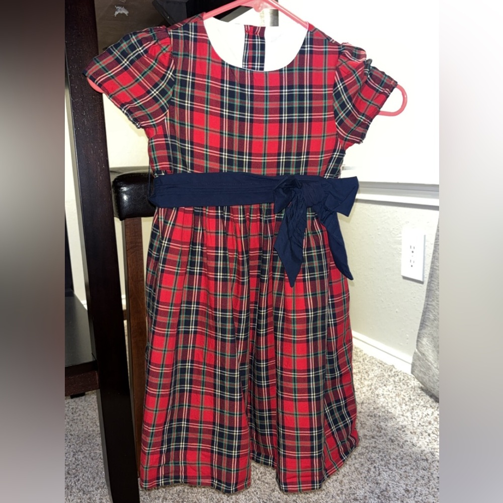Edgehill Collection from Dillards plaid girls empire waist dress